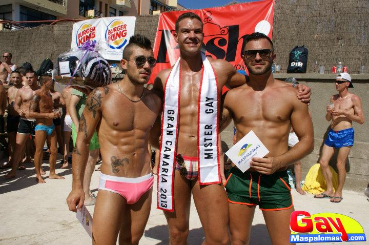 Mr. Gay Gran Canaria 2013 Top 3